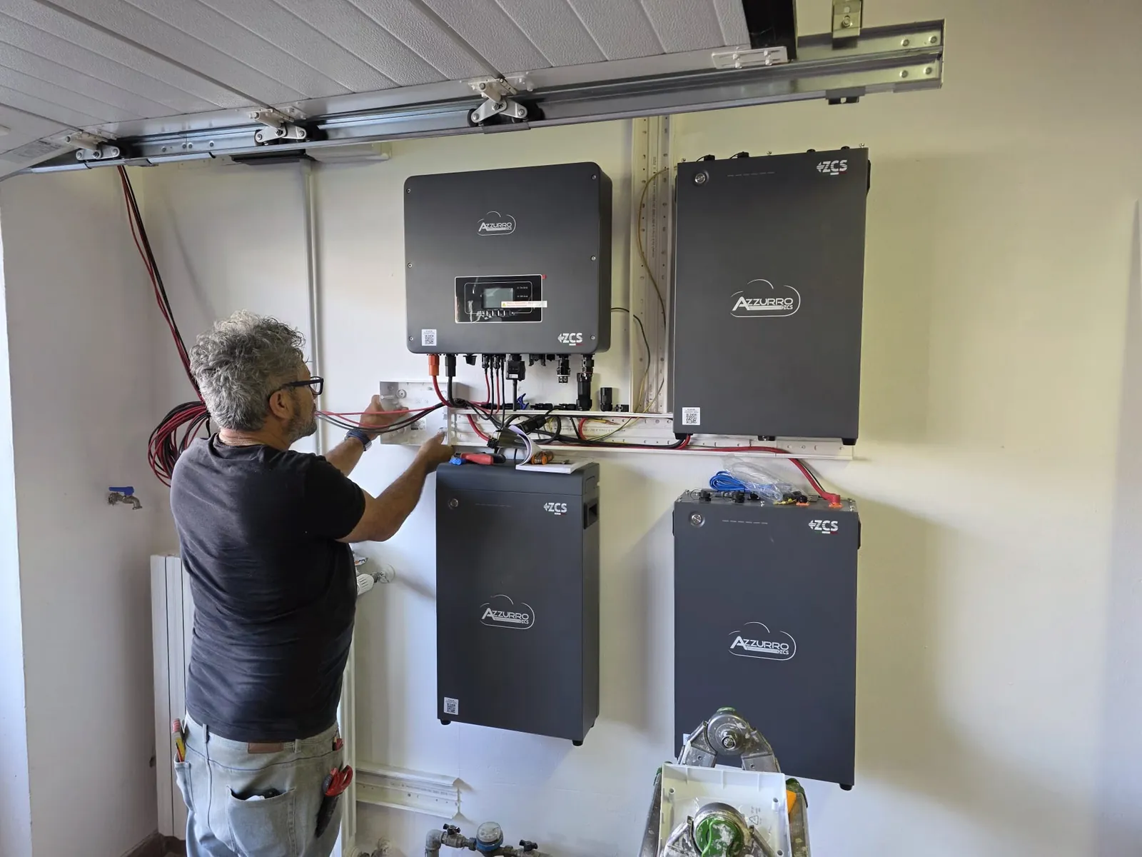 Installazione di inverter e sistema di accumulo